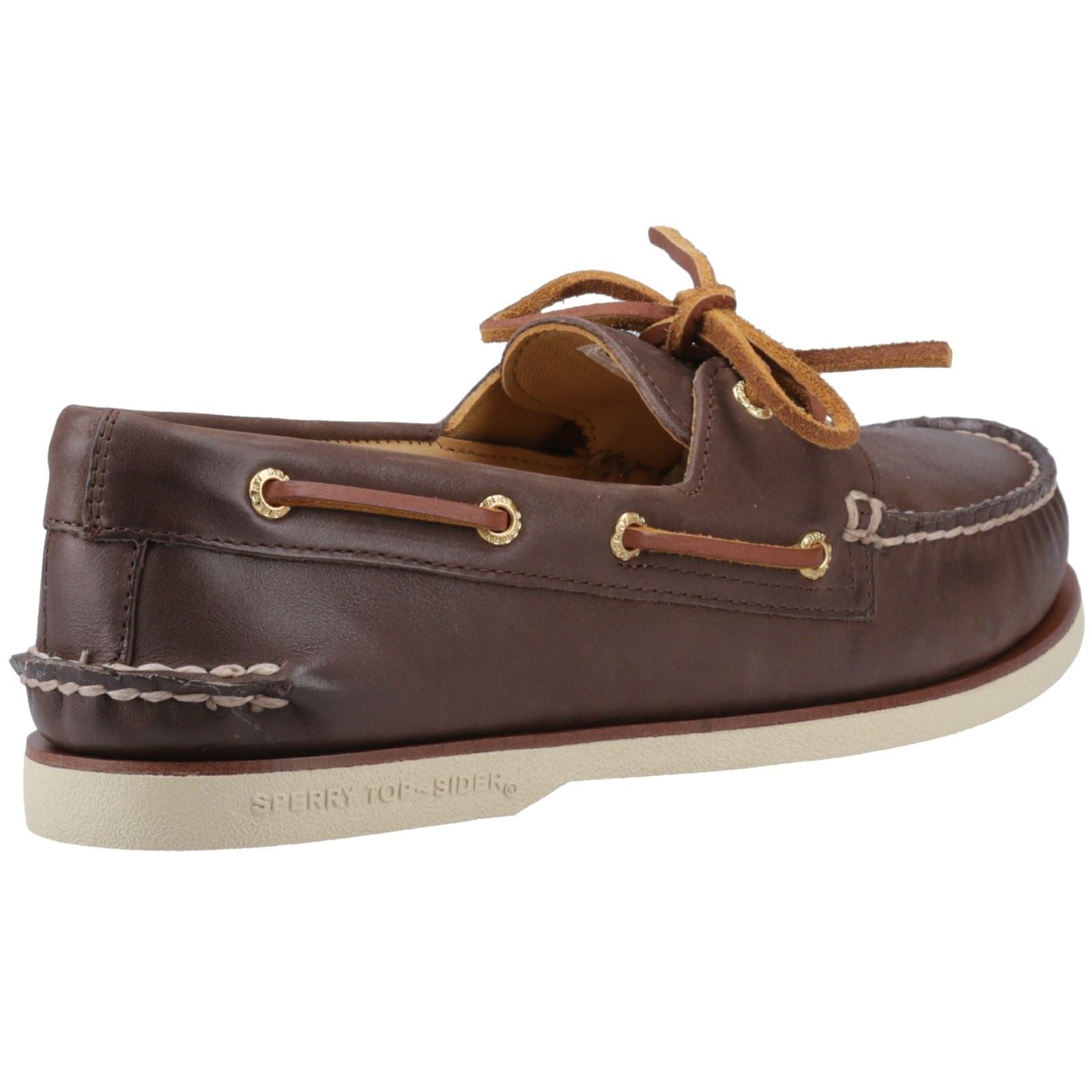 Sperry Authentic Gold Cup Herren Bootsschuhe Aus Braunem Leder