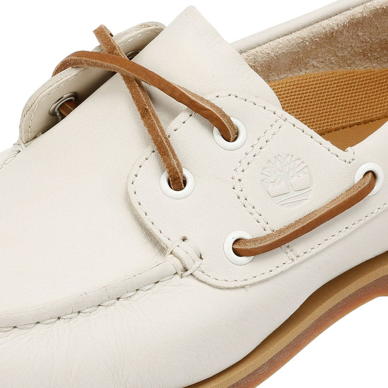 Timberland Classic 2 Eye Damen Schuhe Aus Leder In Weiß