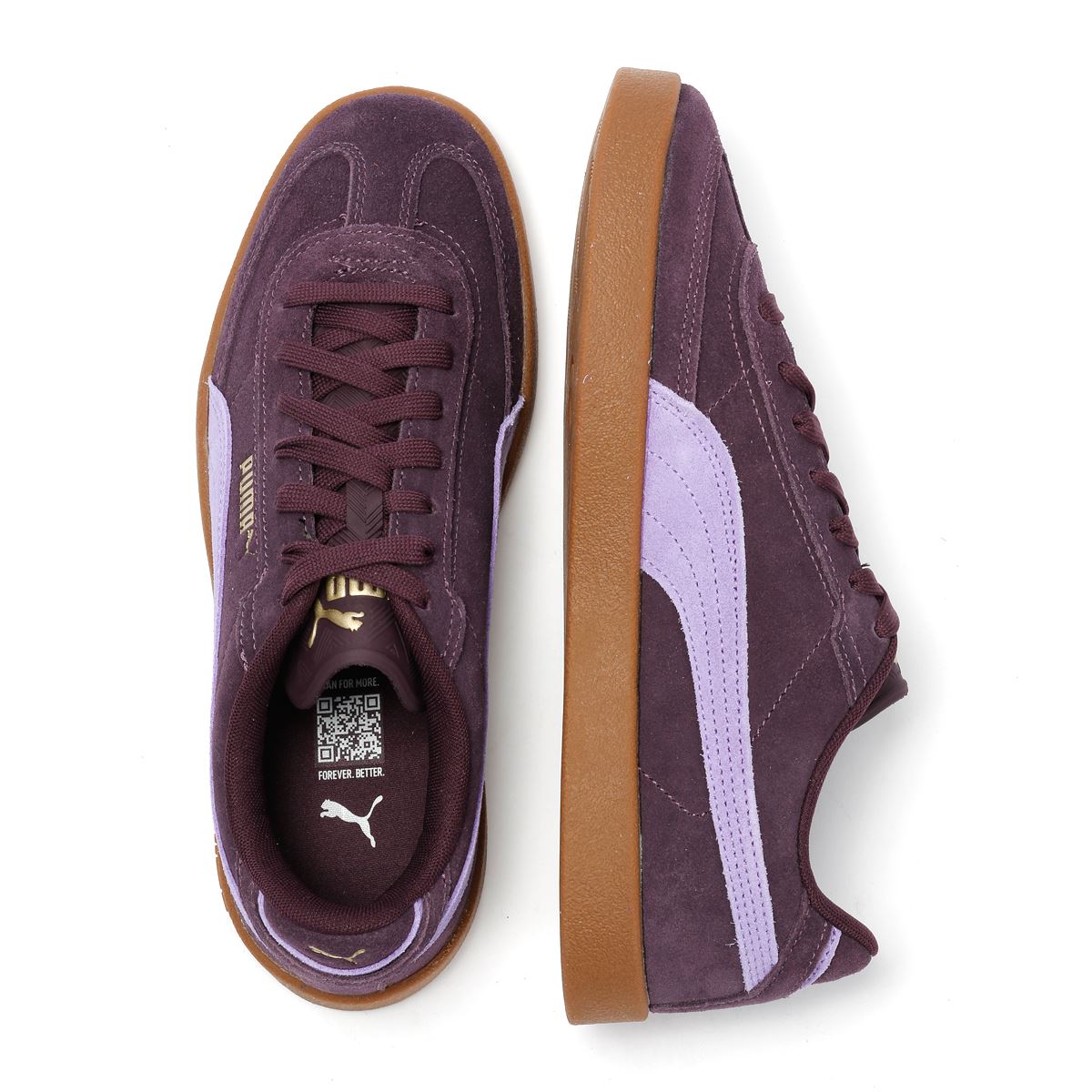 Puma Club II Era Wildleder Lila Sneakers