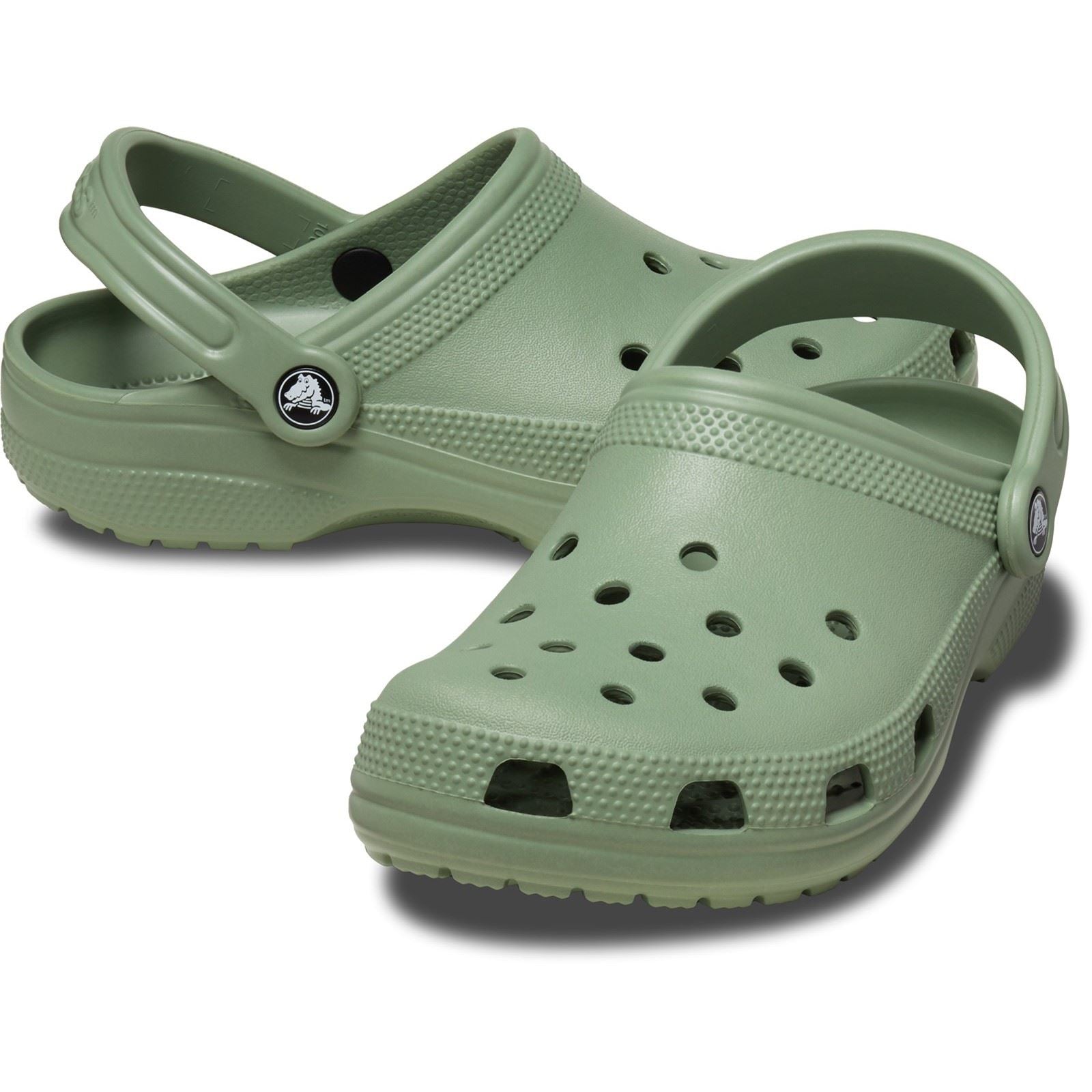 Crocs Classic Clog Croslite Gummischlappen Mit Moos Muster
