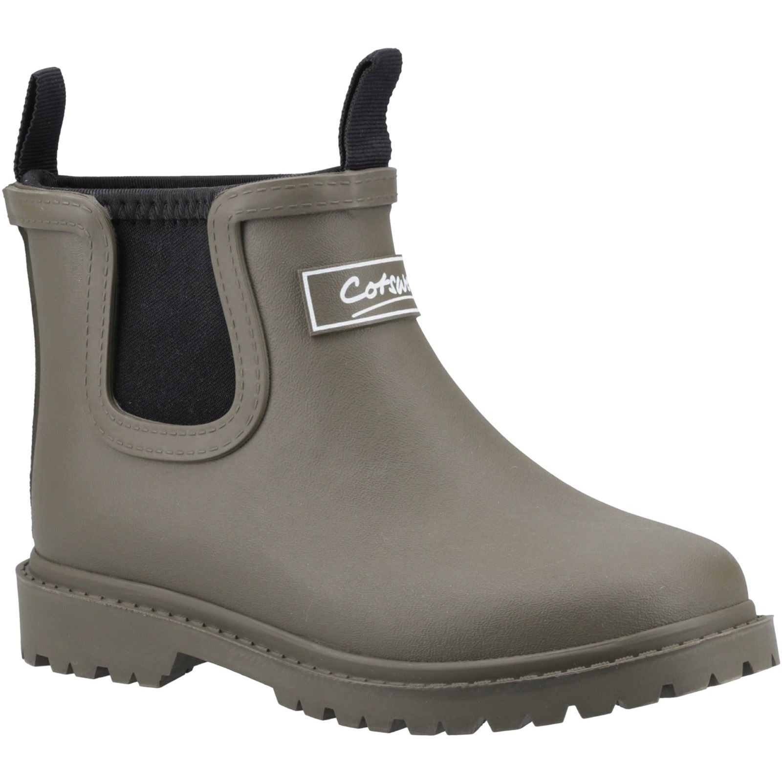 Cotswold Barton TPR+Neopren Unisex Kinder Khaki Gummistiefel