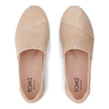 TOMS Alpargata Plus Damen Espadrilles Aus Leder In Blassrosa