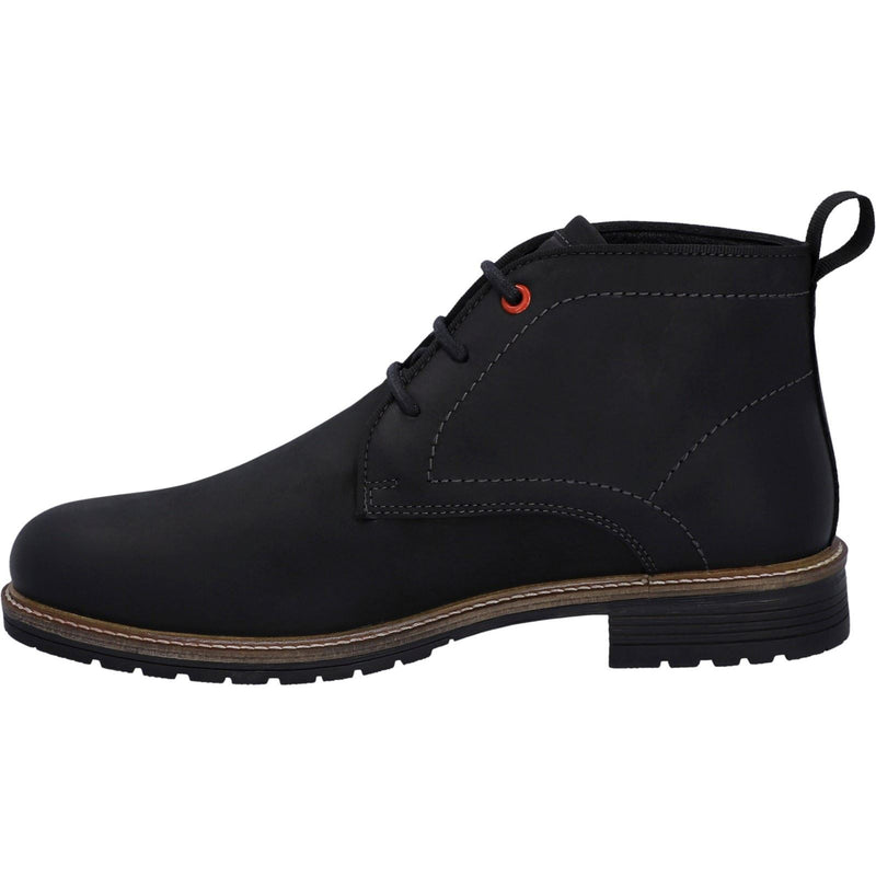 Hunter Jura Schwarze Farbe Herrenlederstiefel