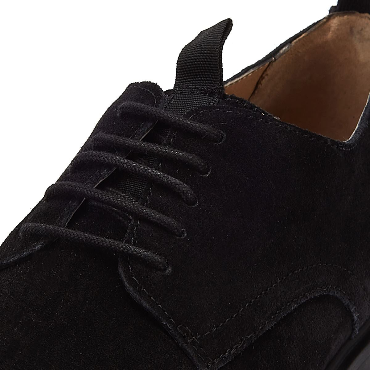 Hudson Barnstaple Wildleder Herren-Schnürschuhe In Schwarz
