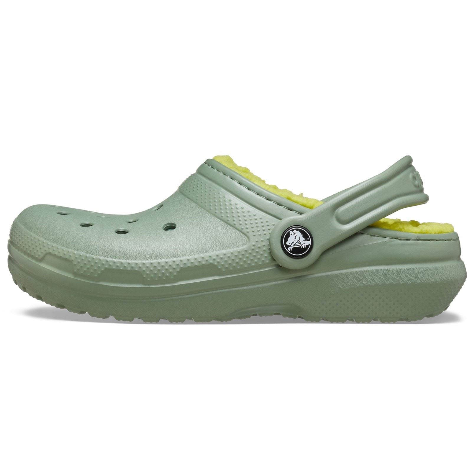 Crocs Classic Lined Thermoplastische Unisex Kindermossclogs
