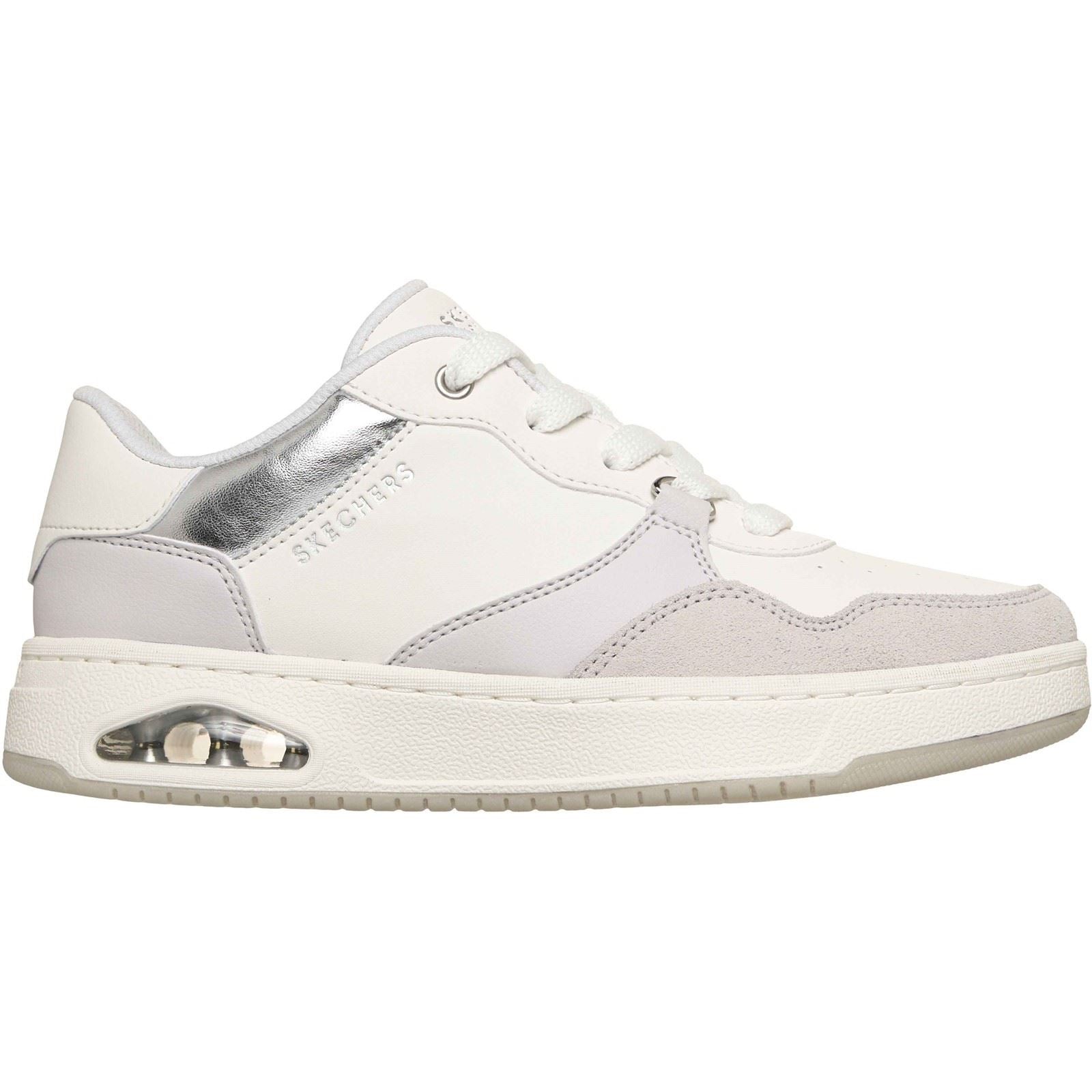 Skechers UNO CTL - Subtle Shimmer Polyurethan Damen Weiße Sneaker