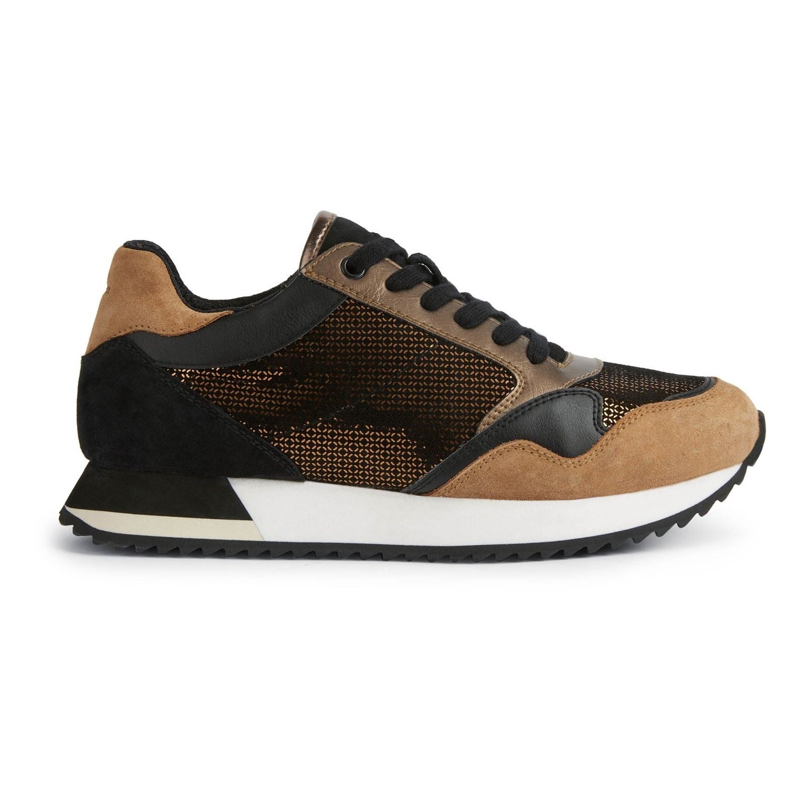 Geox Doralea Leder Damen Bronze/Toffee Sneakers