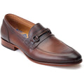 Base London Russo Herrenschuhe Aus Gebranntem Braunem Leder