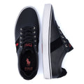 Ralph Lauren Hanford III Schwarze Farbe Ledersneaker Für Herren