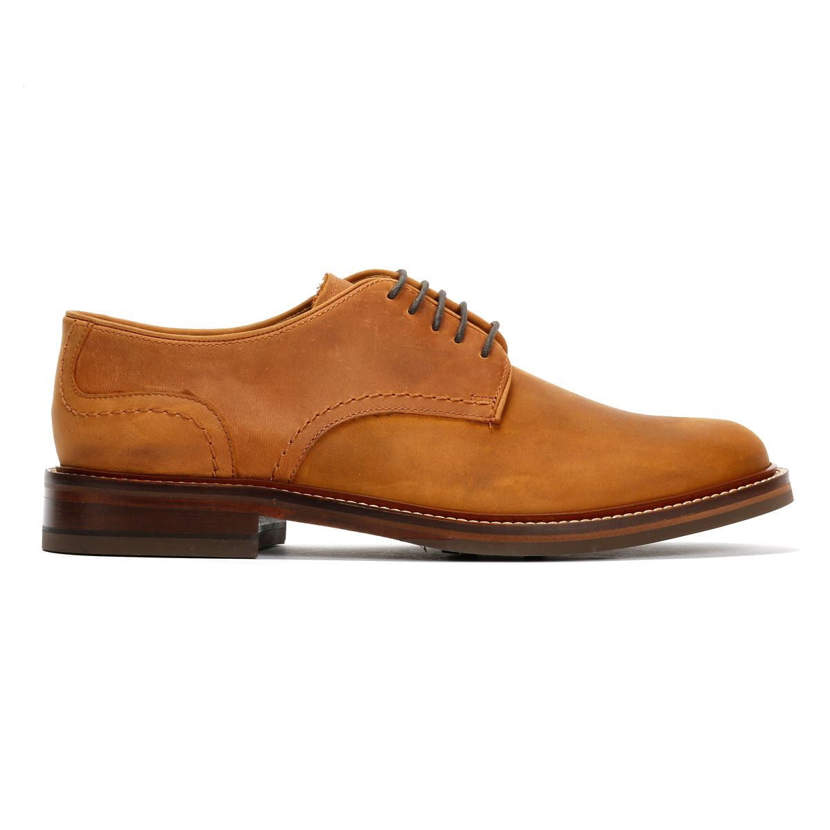Chapman & Moore Plain Derby Country Herren Leder Braune Schnürschuhe