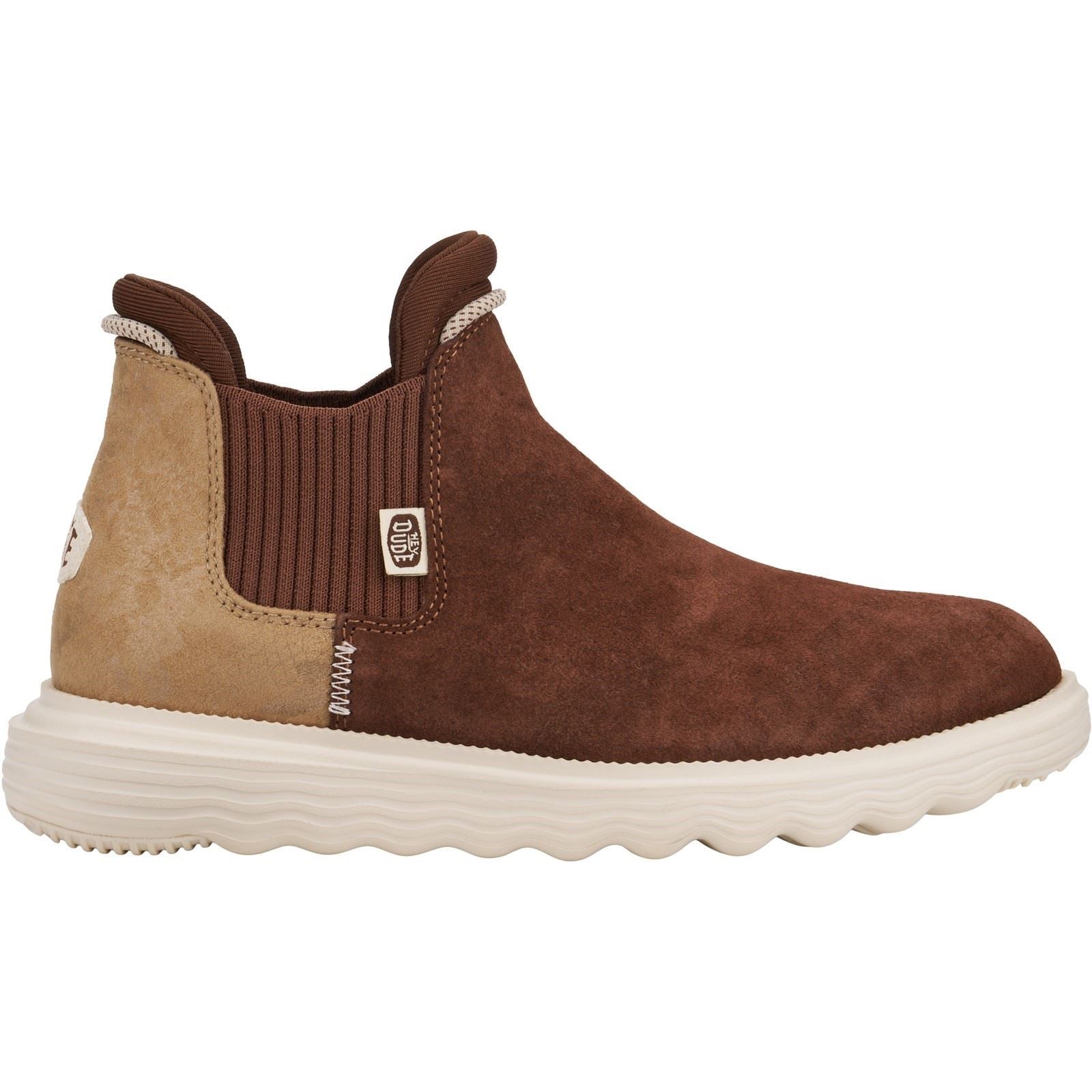 HEYDUDE Branson Novelty Leder Damen Braun/Schlangen Stiefel