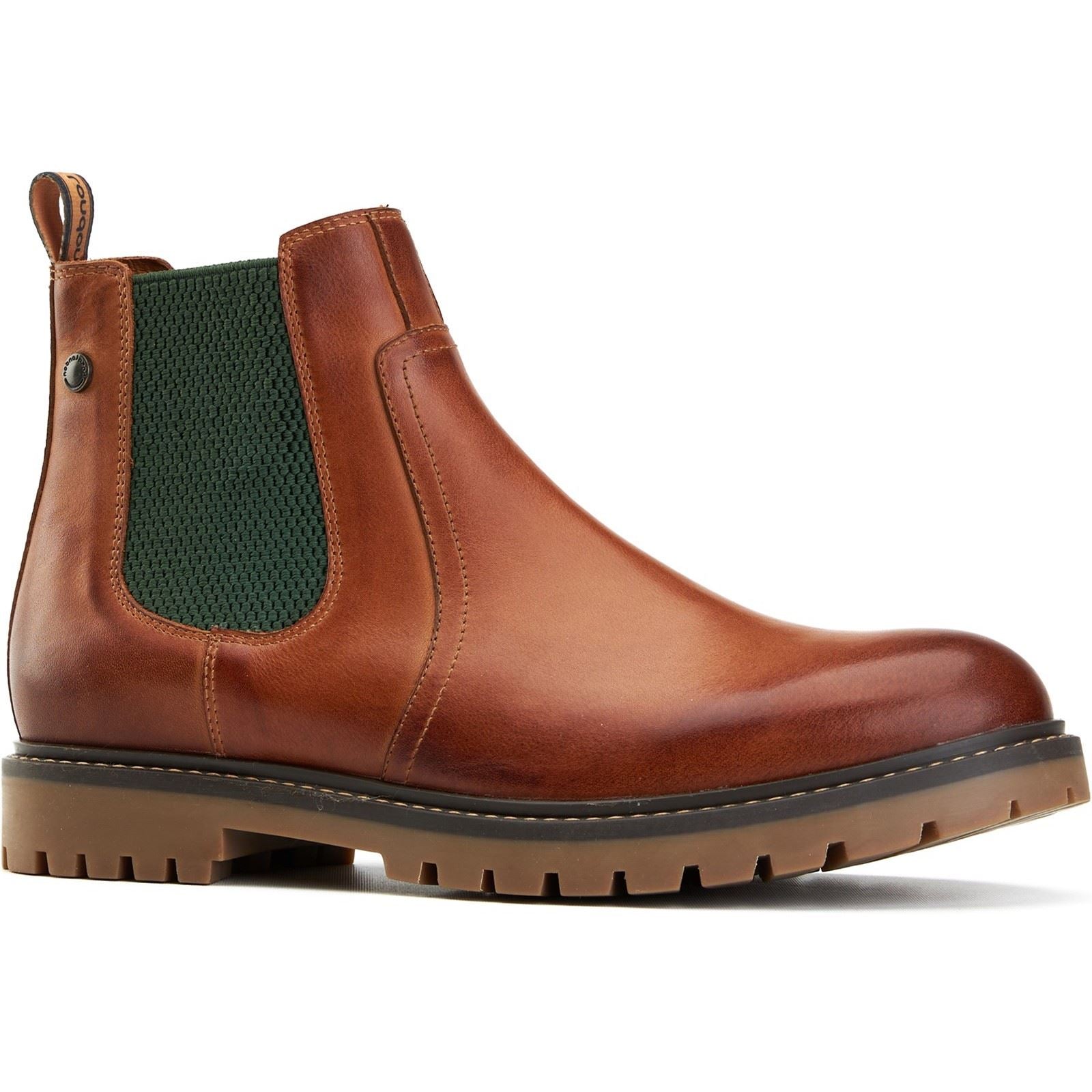 Base London Zinc Leder Herren Tan Stiefel