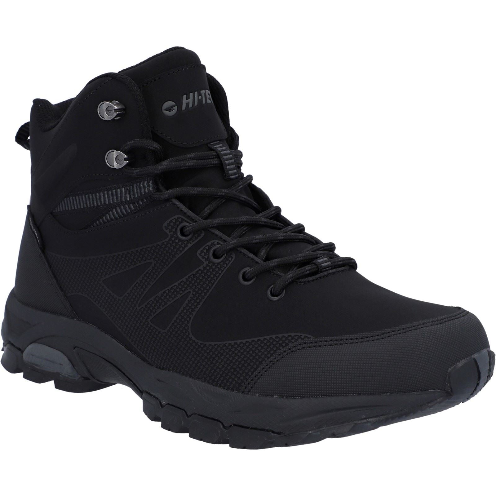 Hi-Tec Jackdaw Mid WP Herren Wanderstiefel Aus Polyester In Schwarz/Carbon Grau
