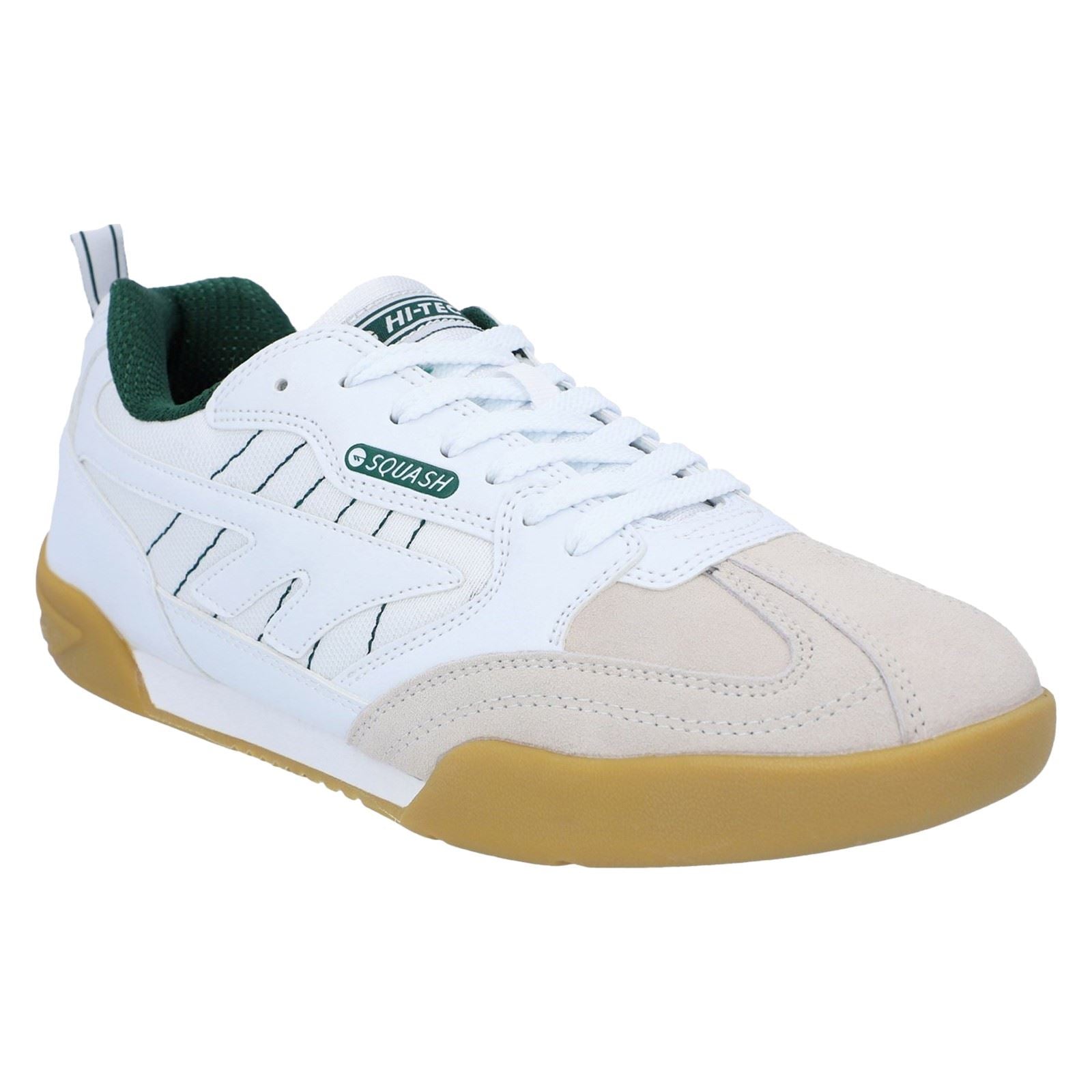 Hi-Tec Squash Turnschuhe Squash Sneaker Aus Textil/Leder In Weiß