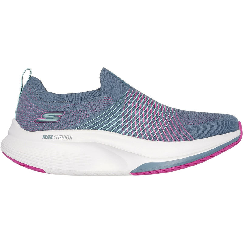 Skechers GO WALK Max Walker Sally Damen-Sneaker In Anthrazit/Lila
