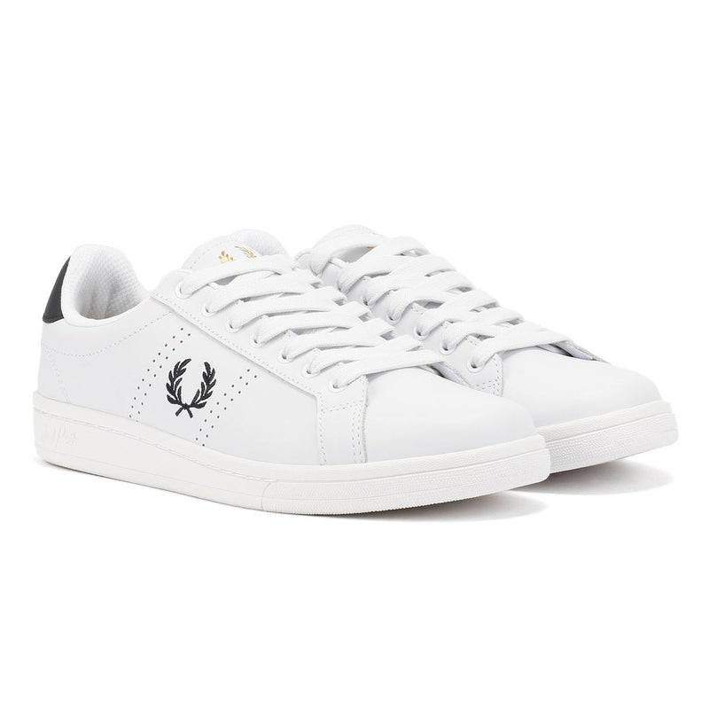 Fred Perry Cupsole Leder Herren Weiße Sneakers