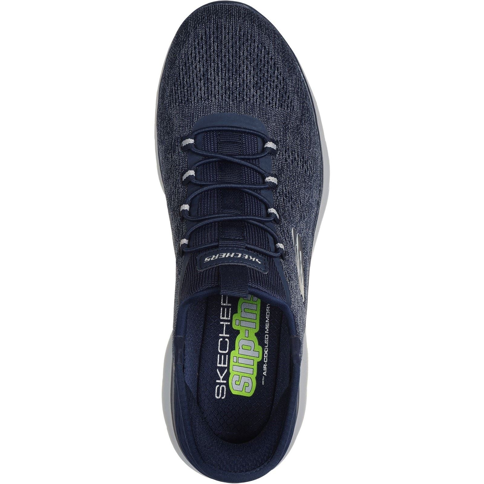 Skechers Summits Key Pace Textile Herren Navy Sneakers