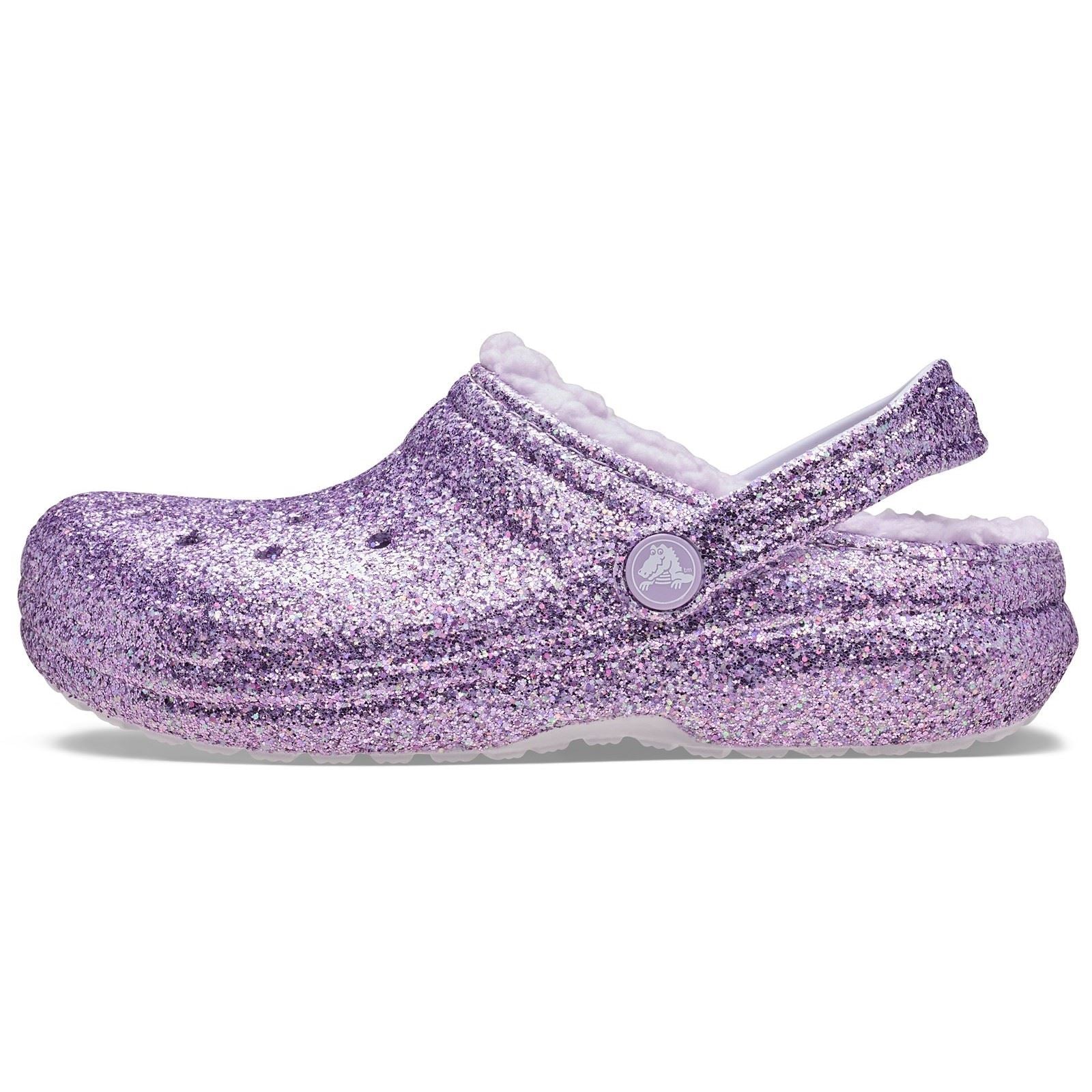 Crocs Classic Lined Thermoplastische Unisex Kinder Lila Mond Clogs