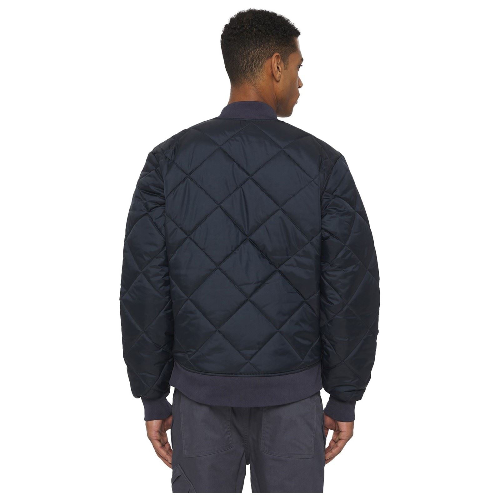 Dickies Diamond Herren Blaue Gesteppte Jacke