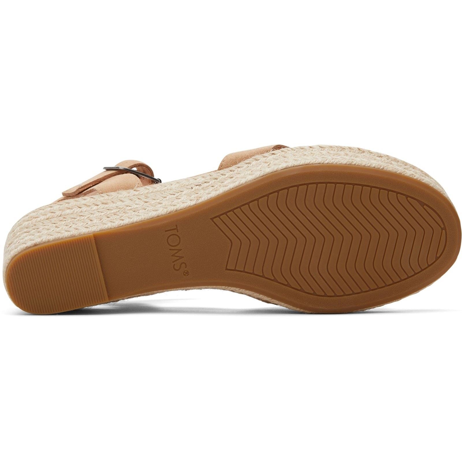TOMS Audrey Leder Damen Honey Wedges