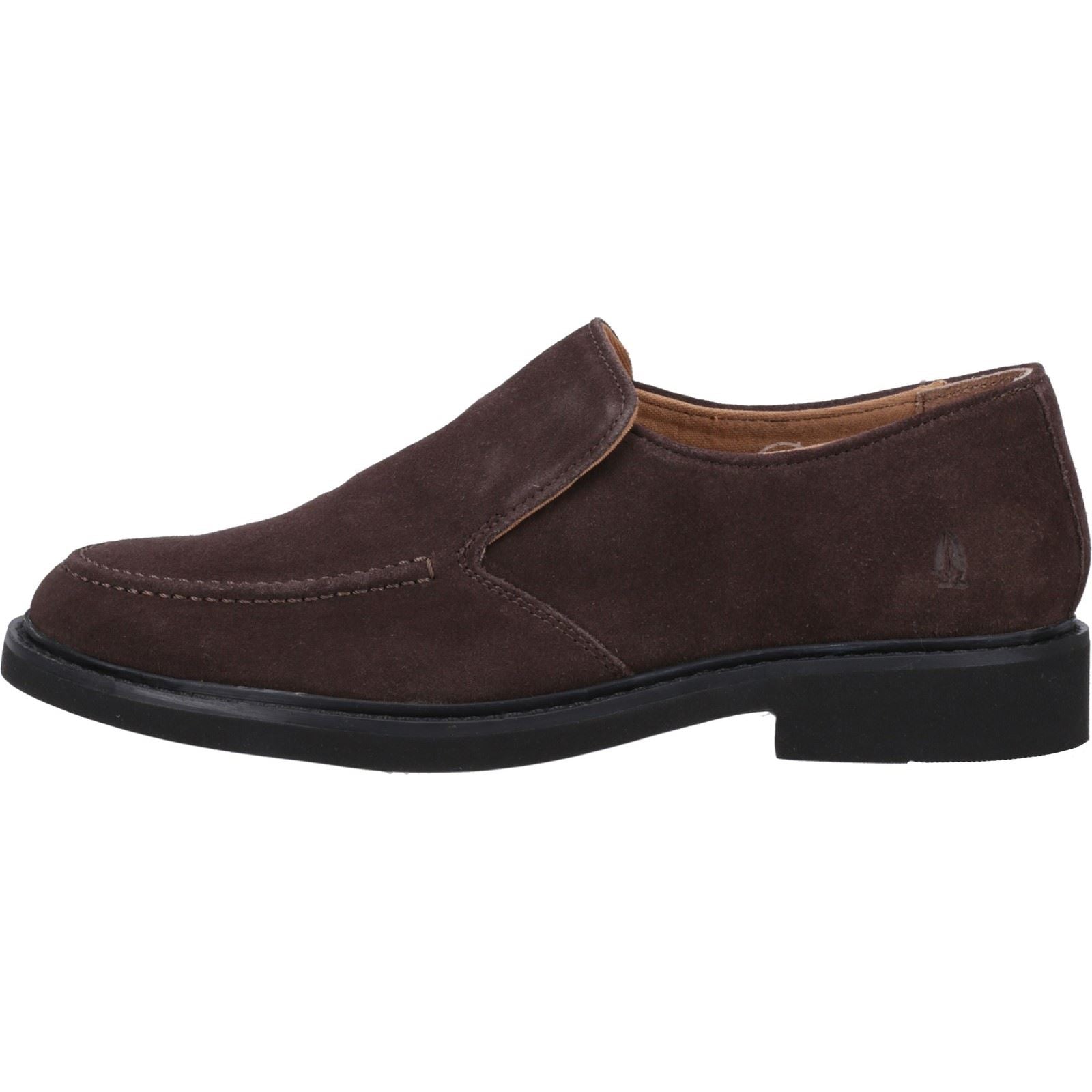 Hush Puppies Earl Slip On Wildleder Herren Braune Loafer