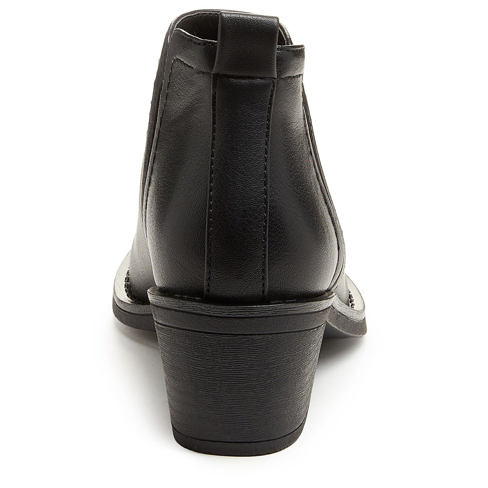 Rocket Dog York Polyurethan Damen Schwarze Farbe Stiefeletten mit Absatz