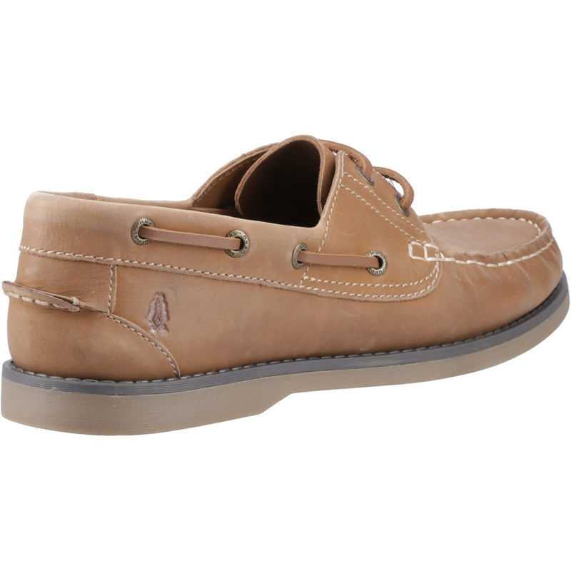 Hush Puppies Wilson Herren Bootsschuhe Aus Leder In Beige