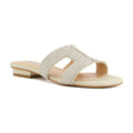 Dune Loupe Synthetische Damensandalen In Silber