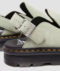Dr. Martens Zebzag EH Grüne Wildleder Clogs
