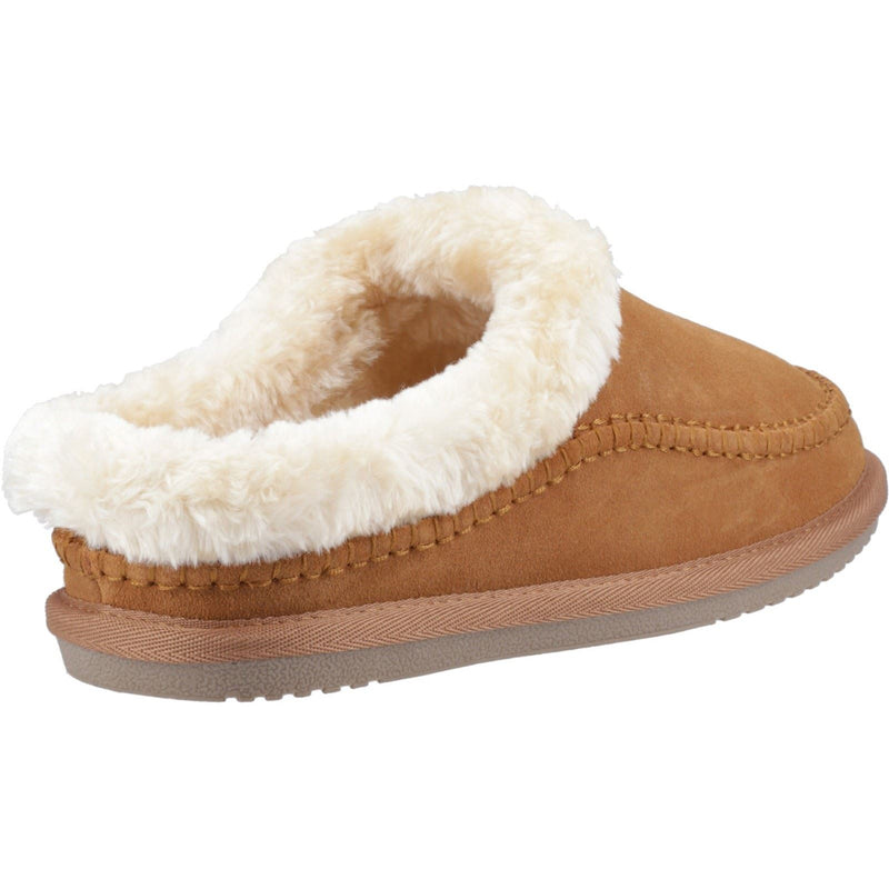 Hush Puppies Atticus Herren Hausschuhe aus Wildleder in Tan