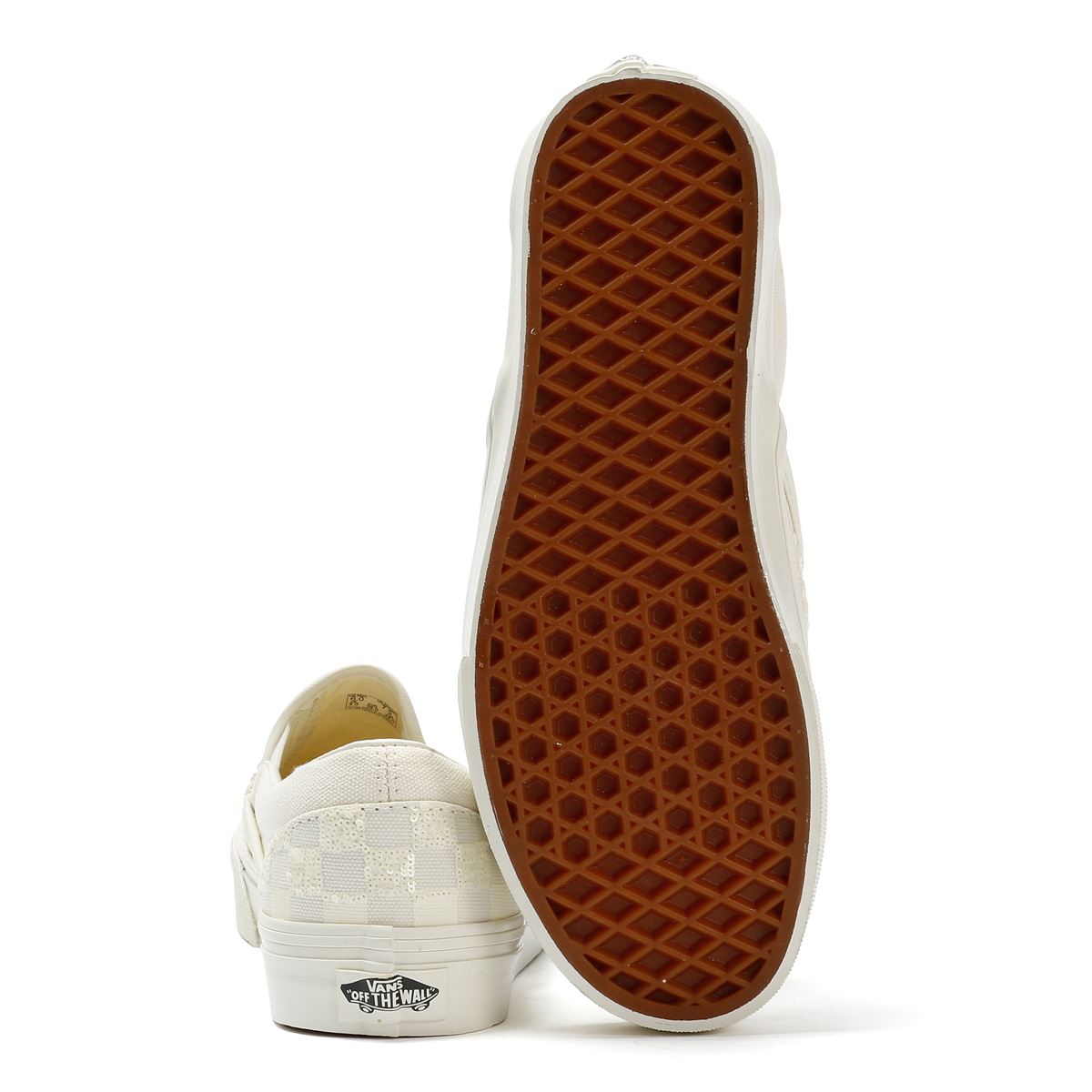 Vans Classic Slip-On Leichte Weiße Sneakers Aus Canvas