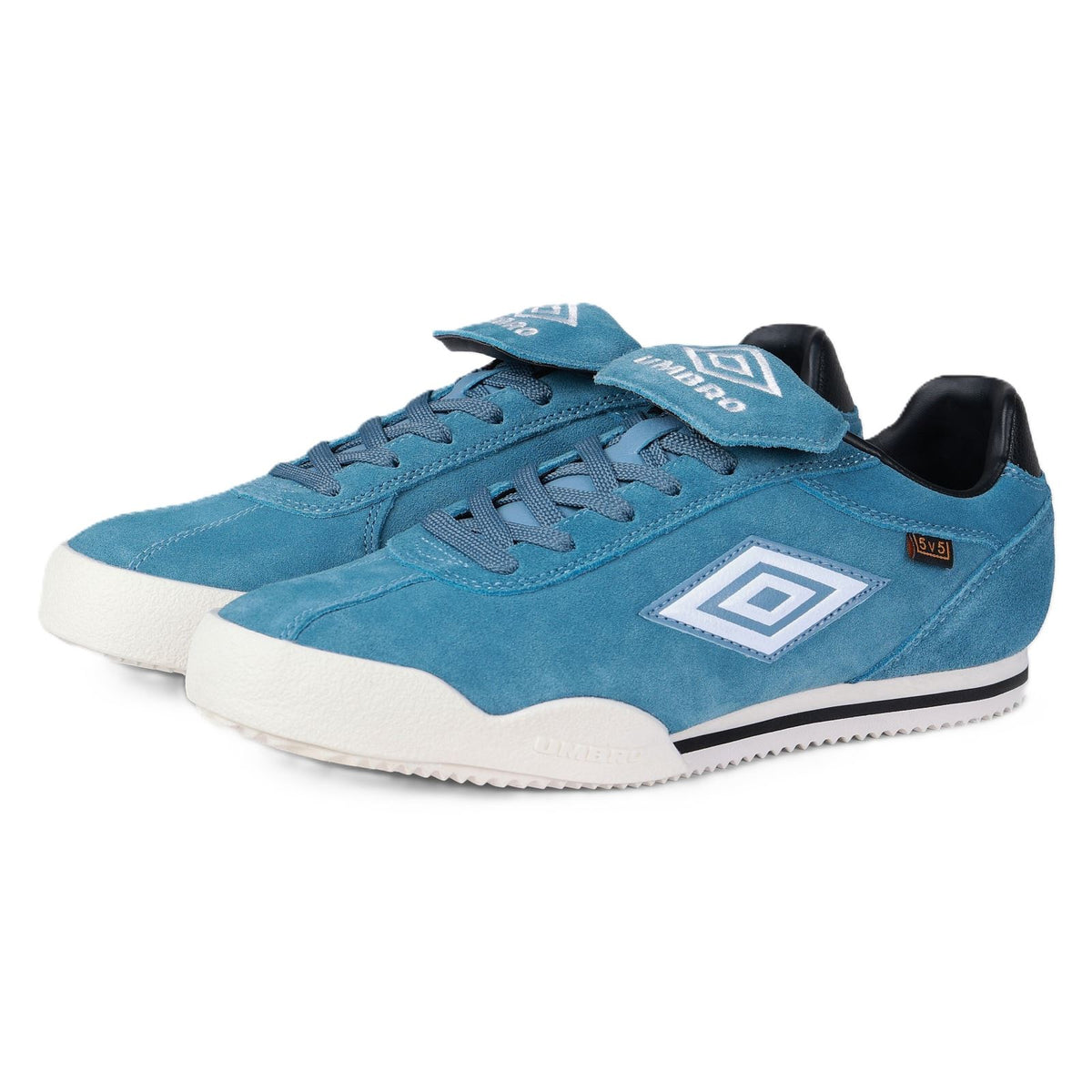 Umbro 5V5 Wildlederblaue Sneakers
