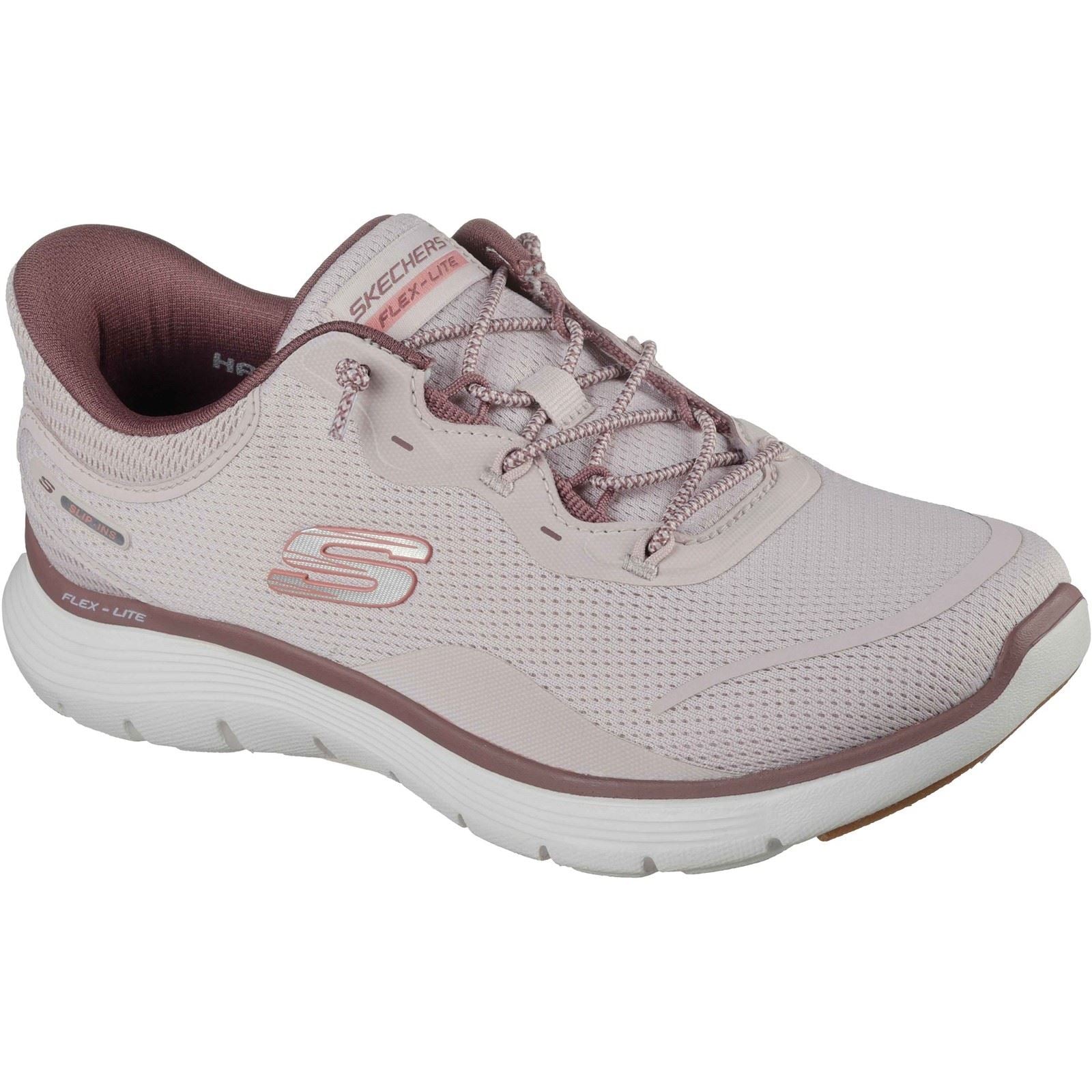 Skechers Flex Appeal 5.0 Easy Breezy Textil Damen Leichte Mauve Sneaker