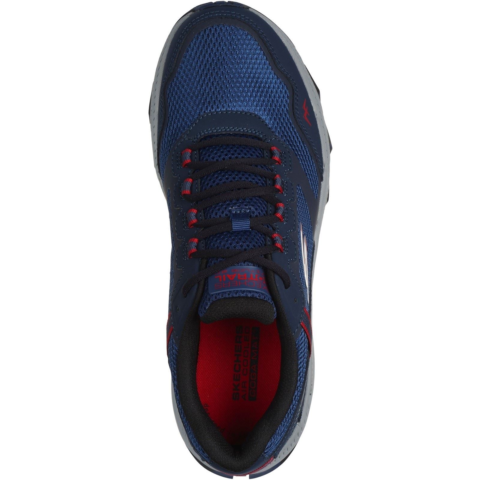 Skechers Performance GO RUN Trail Altitude 2.0 Marble Rock 3 Herren Sneaker aus Leder in Marineblau/Rot