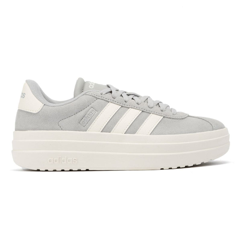 Adidas VL Court Bold Damen Sneaker Aus Grauem Leder