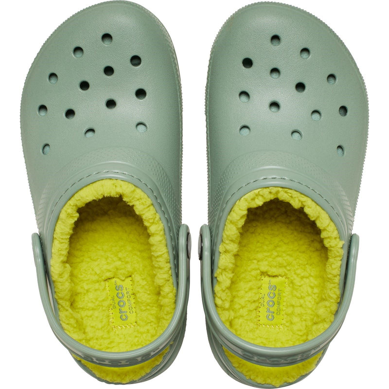 Crocs Classic Lined Thermoplastische Unisex Kindermossclogs