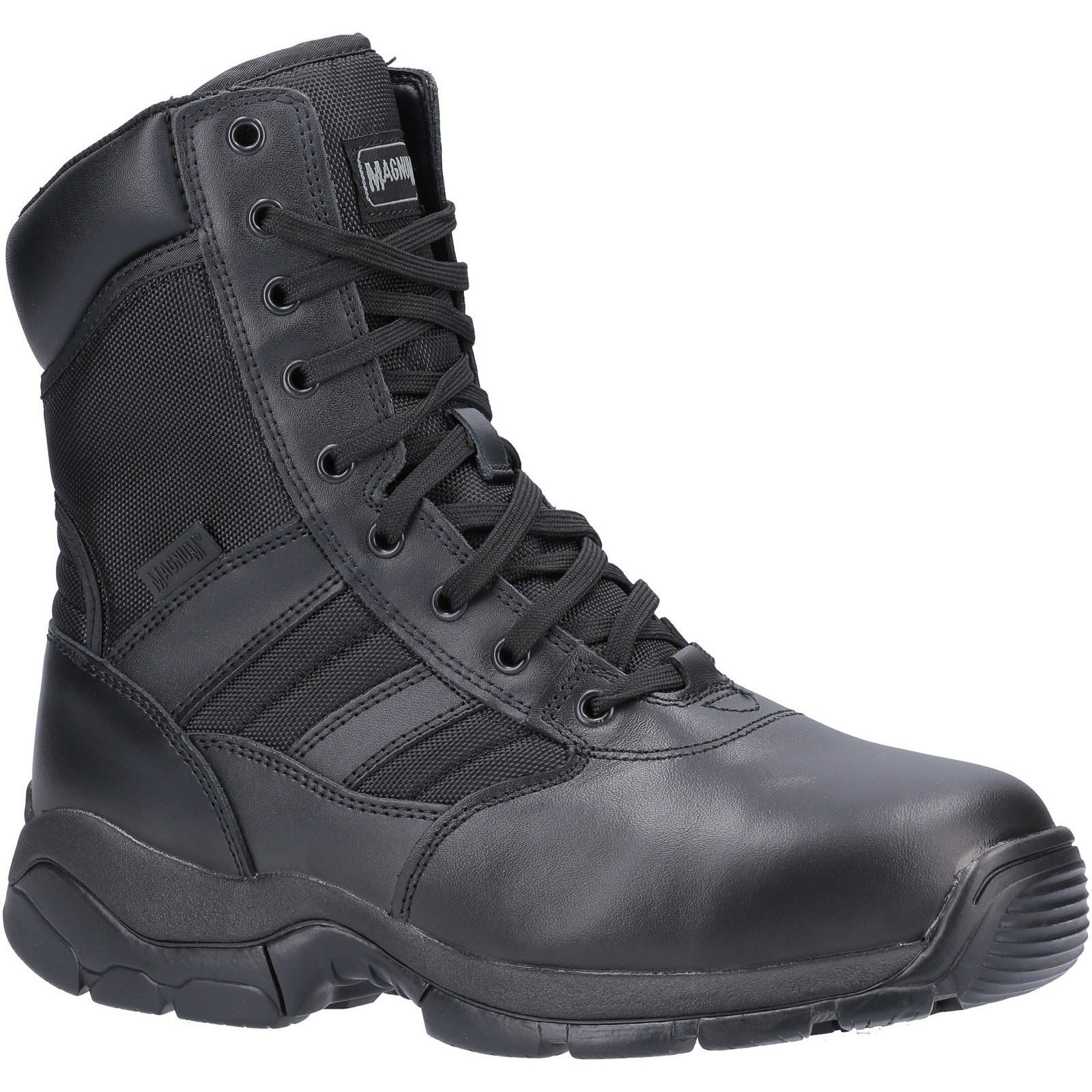Magnum Panther Acht Komma Null St Leder Schwarz Sicherheitsstiefel