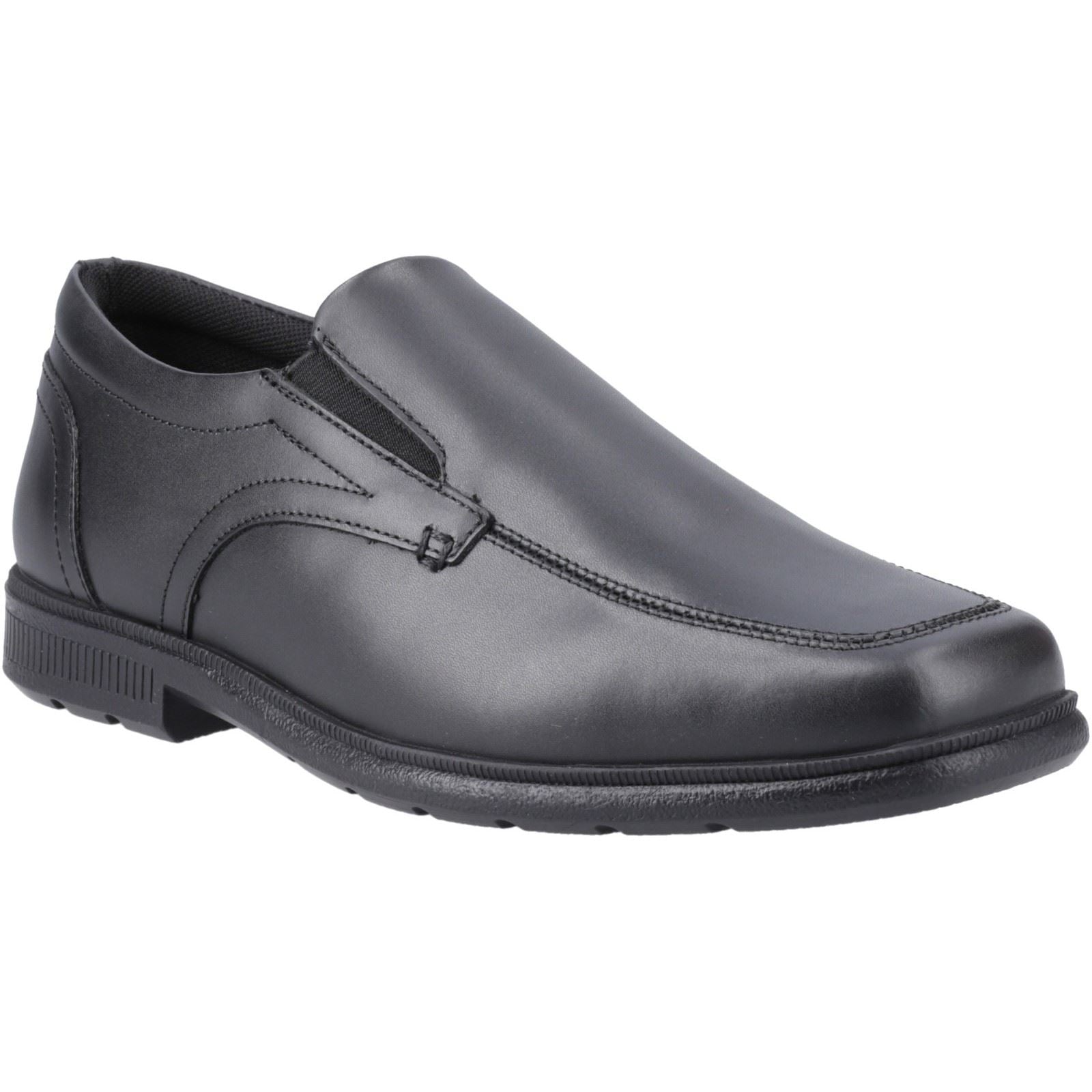 Pod Carpenter Lederslipper In Schwarz Für Jungen