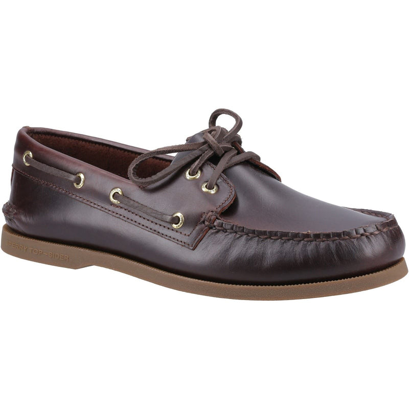 Sperry Authentic 2 Eye Leder Herren Amaretto Bootschoenen