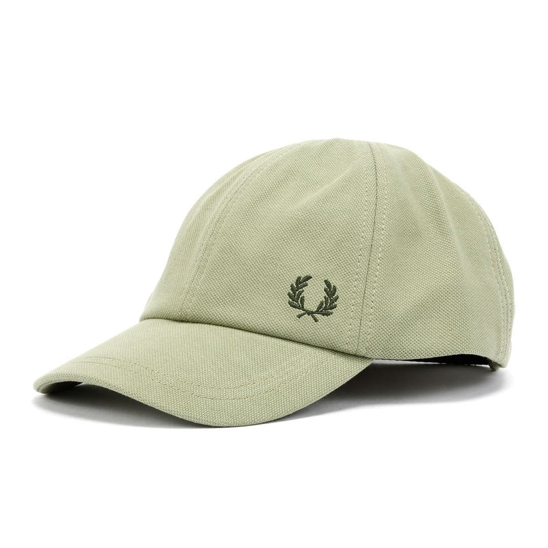 Fred Perry Pique Classic Baumwoll-Minz-/Nachtgrüne Kappen