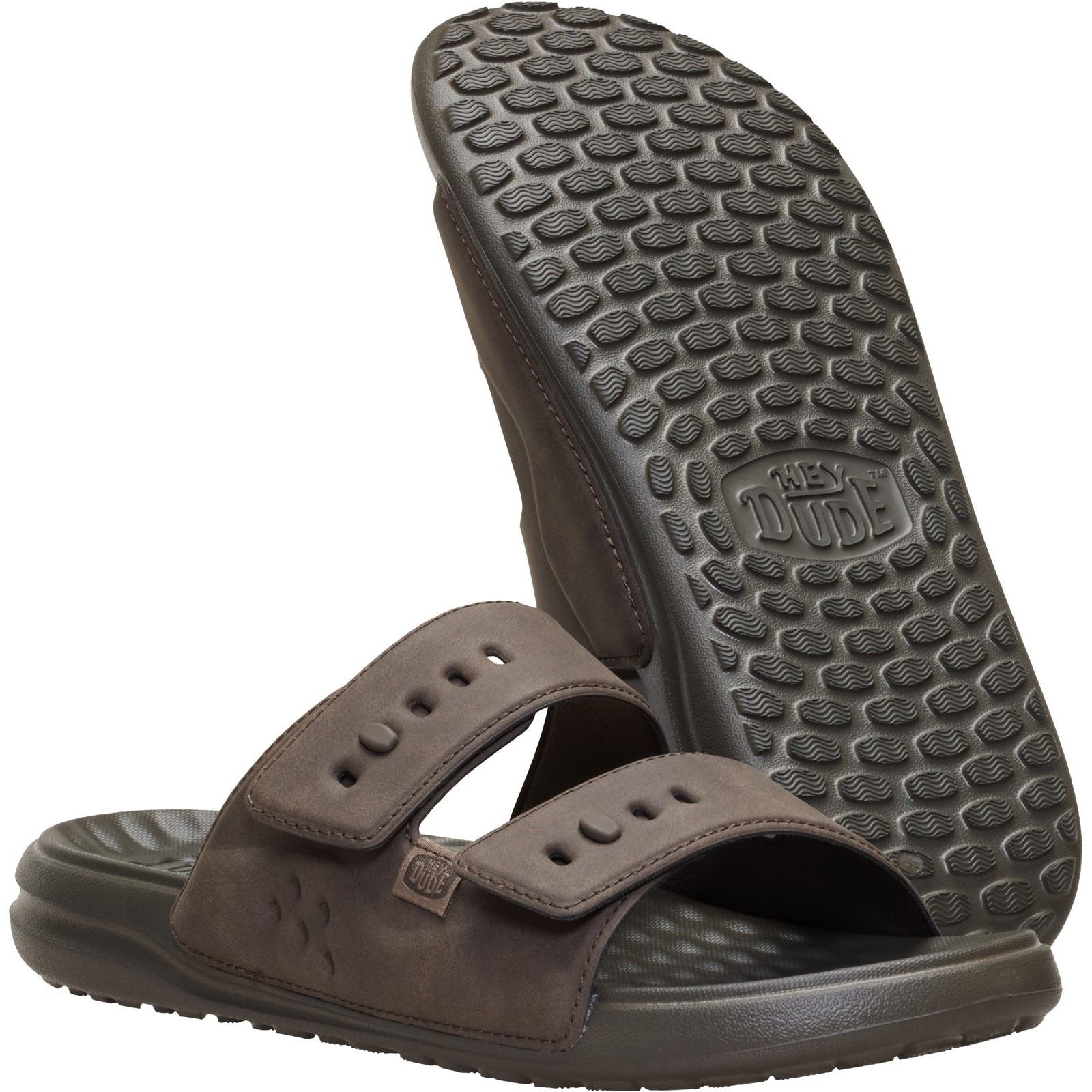 HEYDUDE Wave 2 Strap Polyurethan Herren Major Braune Sandalen