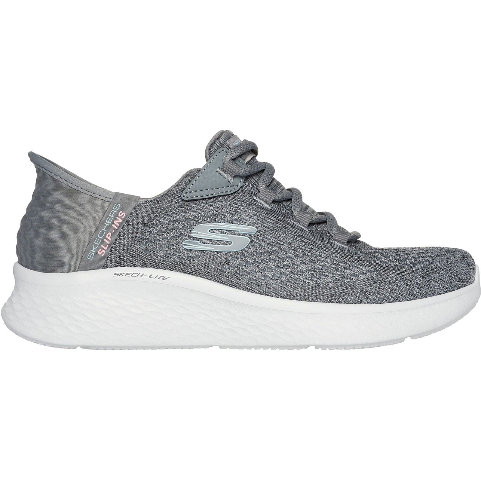 Skechers Skech-Lite Pro Natural Textile Damen Sneaker In Grau/Multi