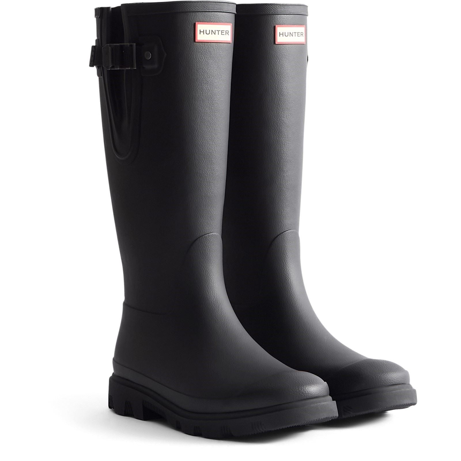 Hunter Downpour Adjustable Gummiherren Schwarz Gummistiefel