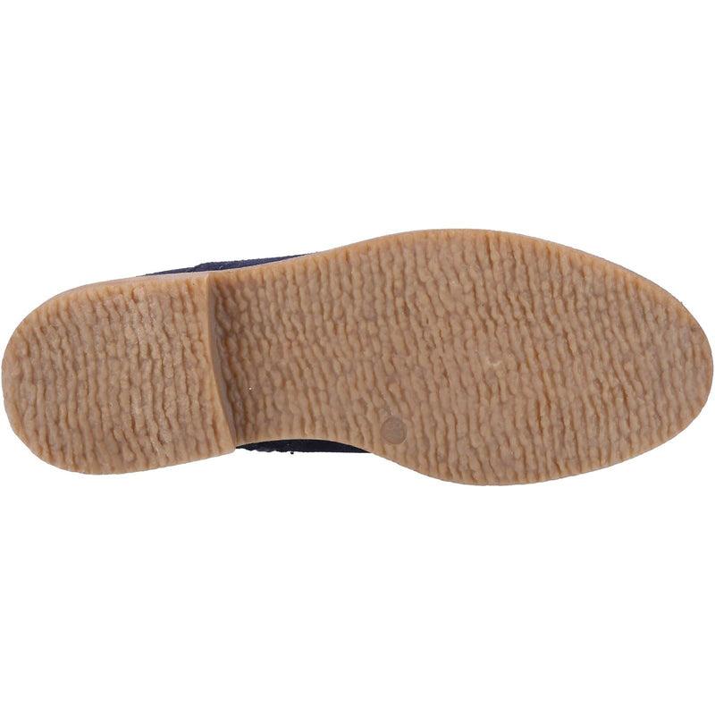 Hush Puppies Maddy Wide Damen Chelsea Stiefeletten aus Marine-Wildleder