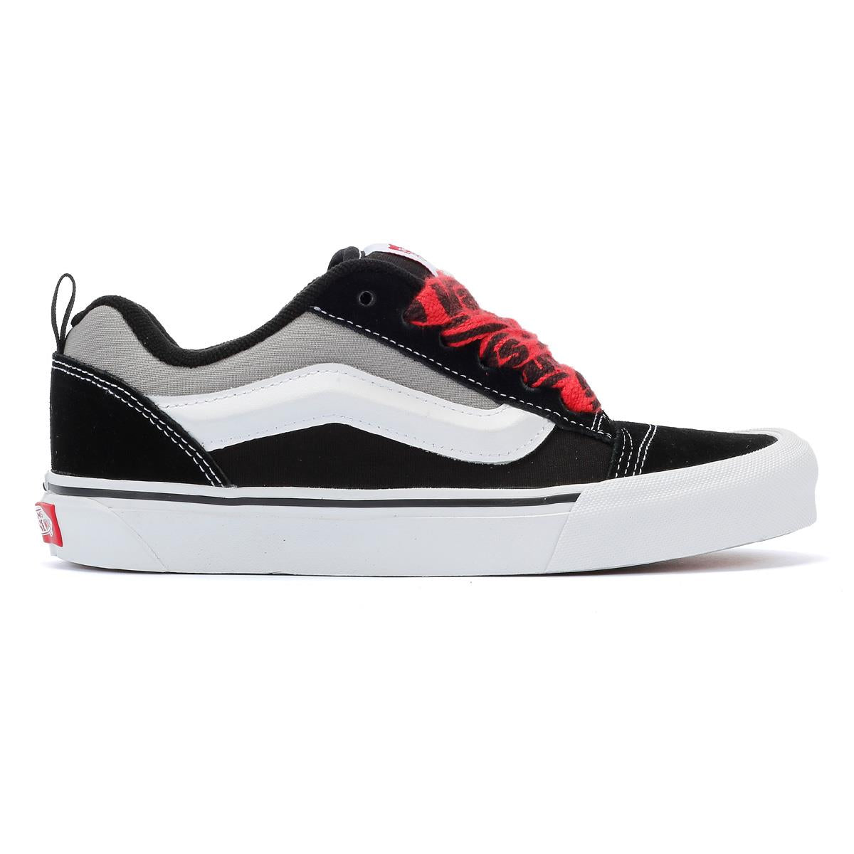 Vans Knu Skool Schwarze Farbe/Graue Wildleder-Sneakers