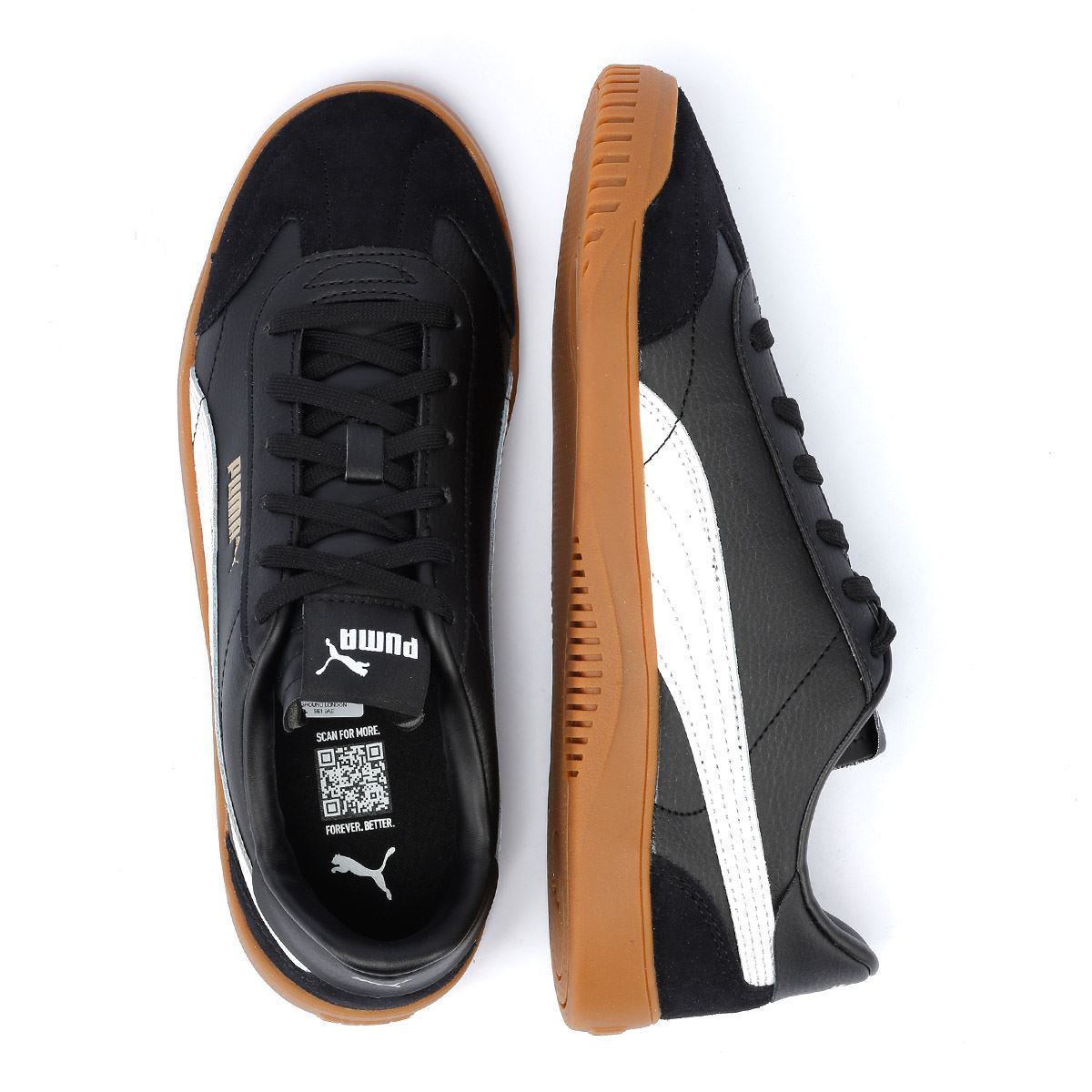 Puma Club 5V5 Schwarz/Weiße Turnschuhe