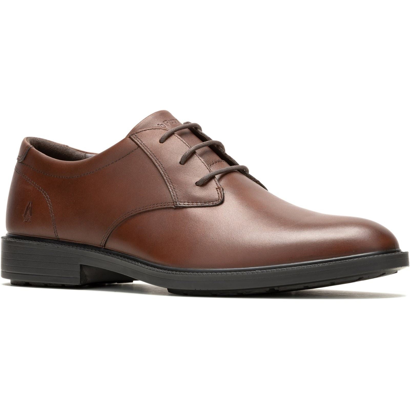 Hush Puppies Banker Herren Schnürschuhe Aus Braunem Leder
