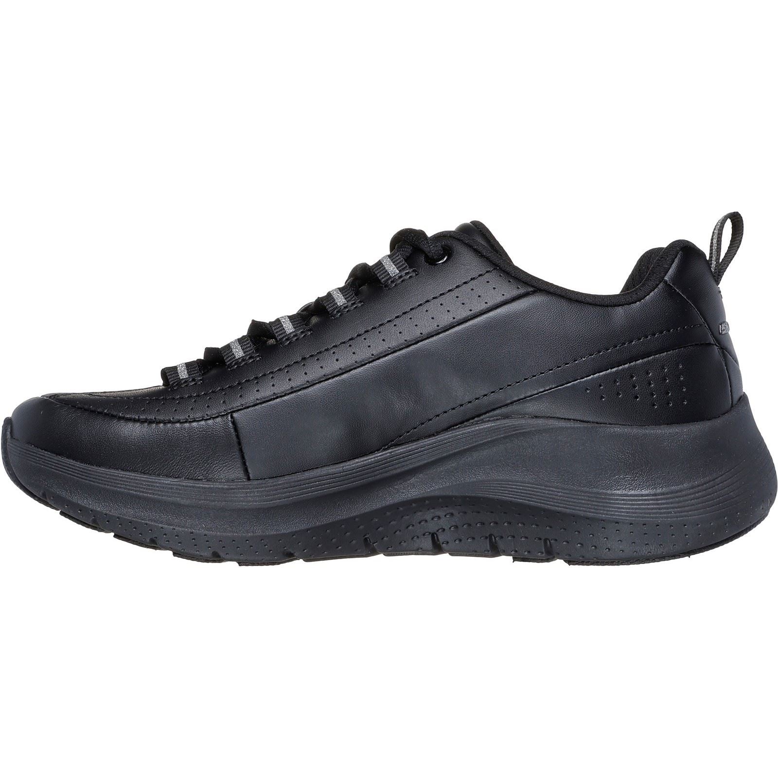 Skechers Arch Fit 2.0 - Star Bound Synthetik Damen Sneaker In Schwarz