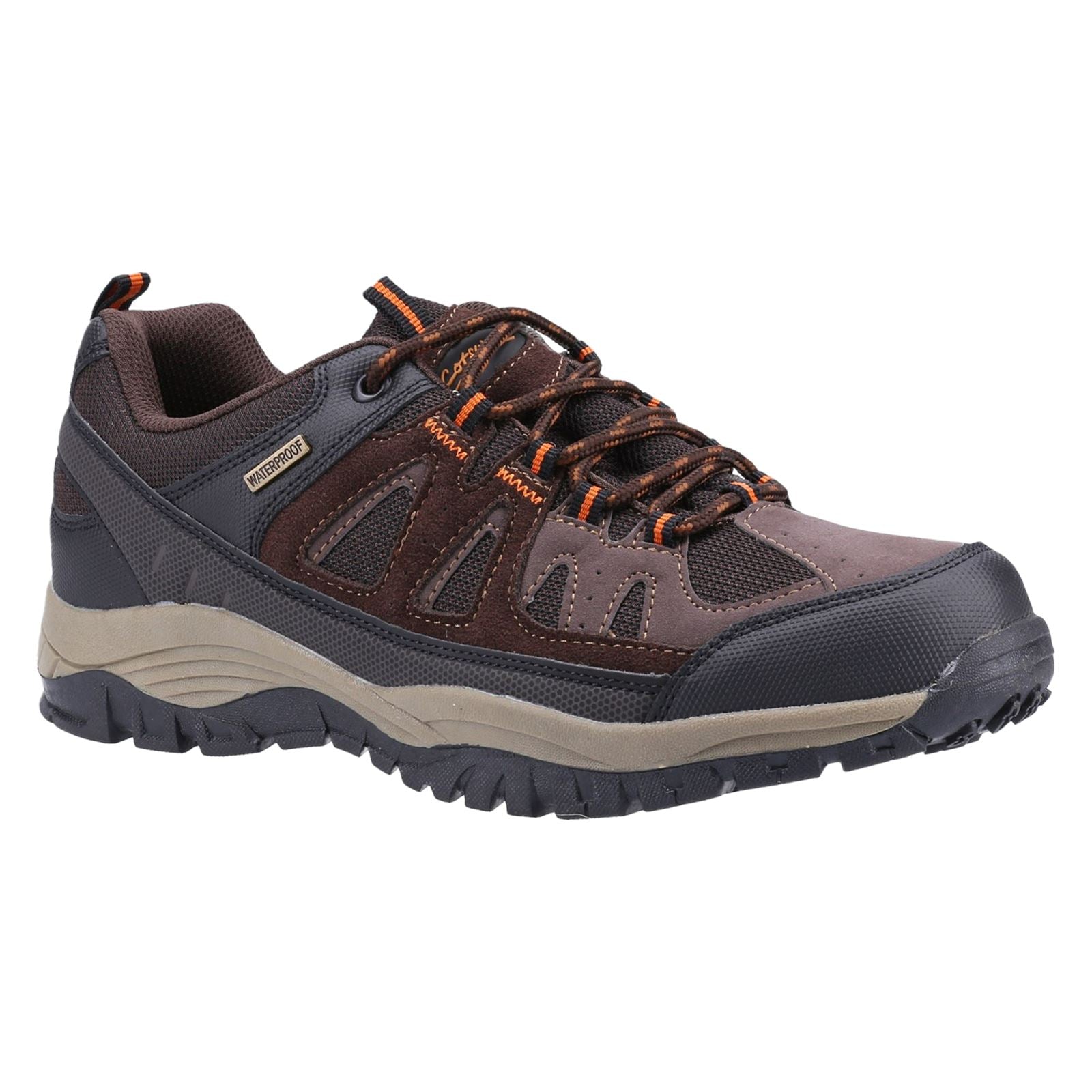 Cotswold Maisemore Low Wildleder Herren Wanderschuhe In Braun