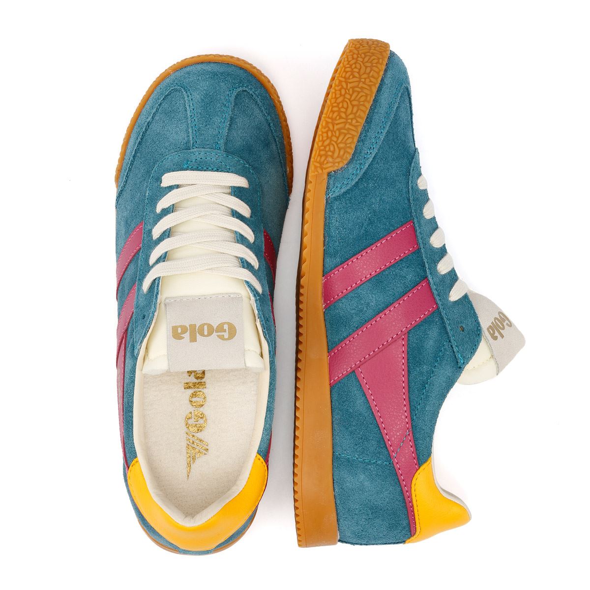 Gola Elan Wildleder Damensneaker In Blau